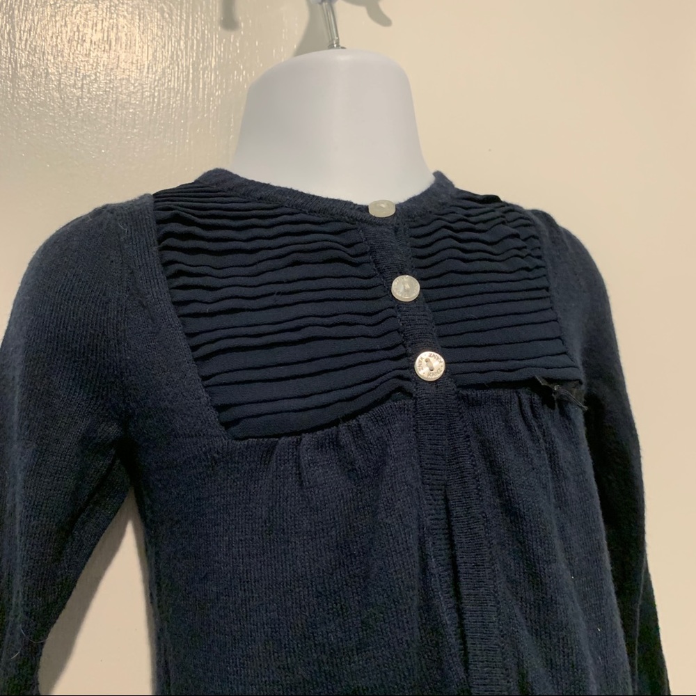 Navy Cardigan and Pants Set